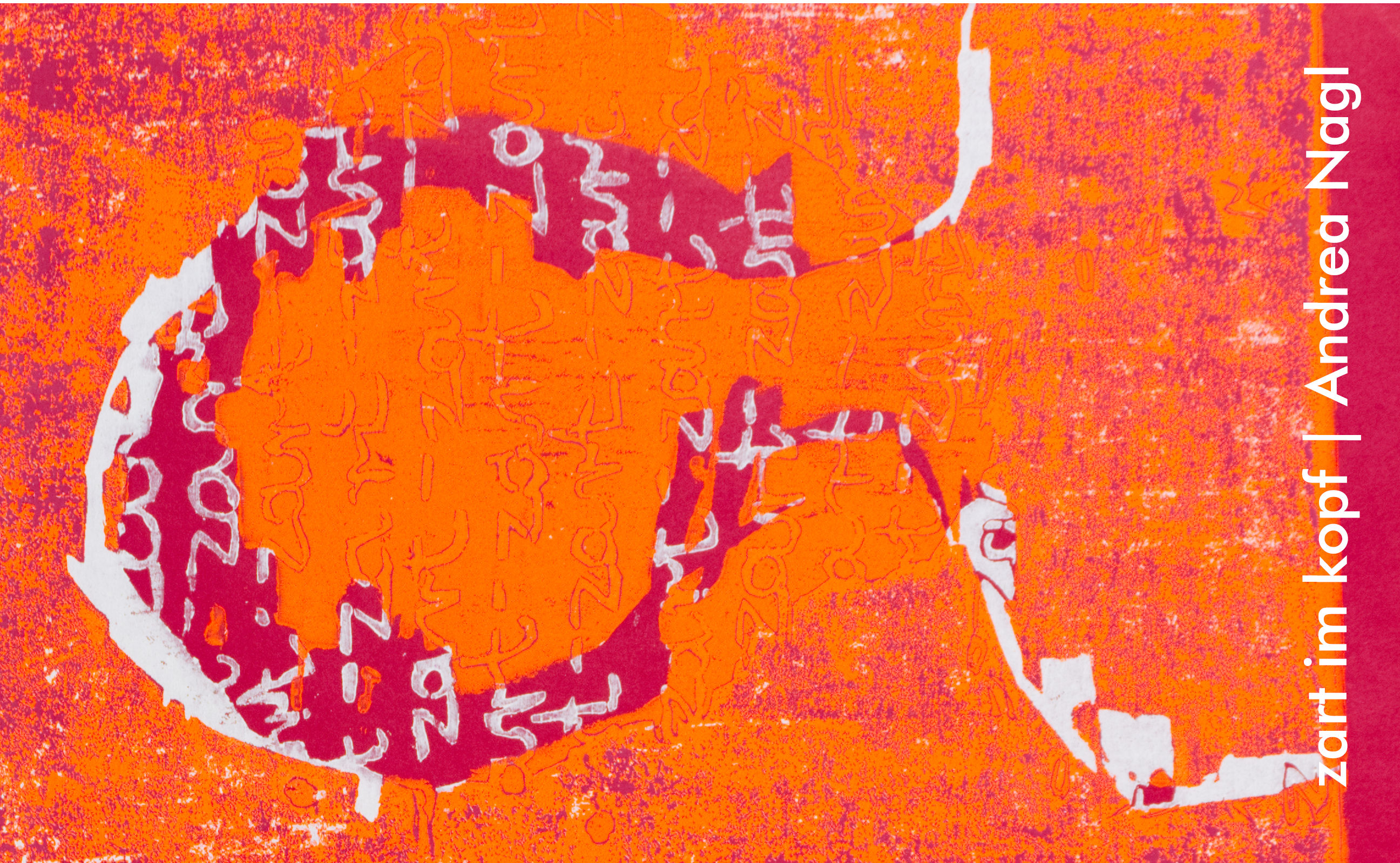 Einladungskarte zart im kopf