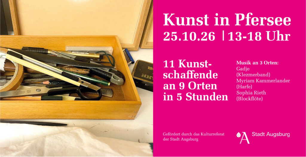 Einladung Kunst in Pfersee